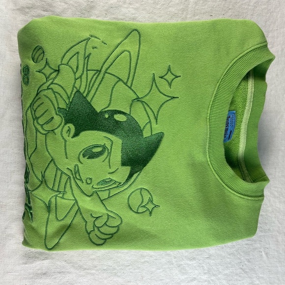 Donsmoke Anime Green Astro Boy Graphic Sweatshirt XL. Streetwear Manga. - Picture 10 of 10